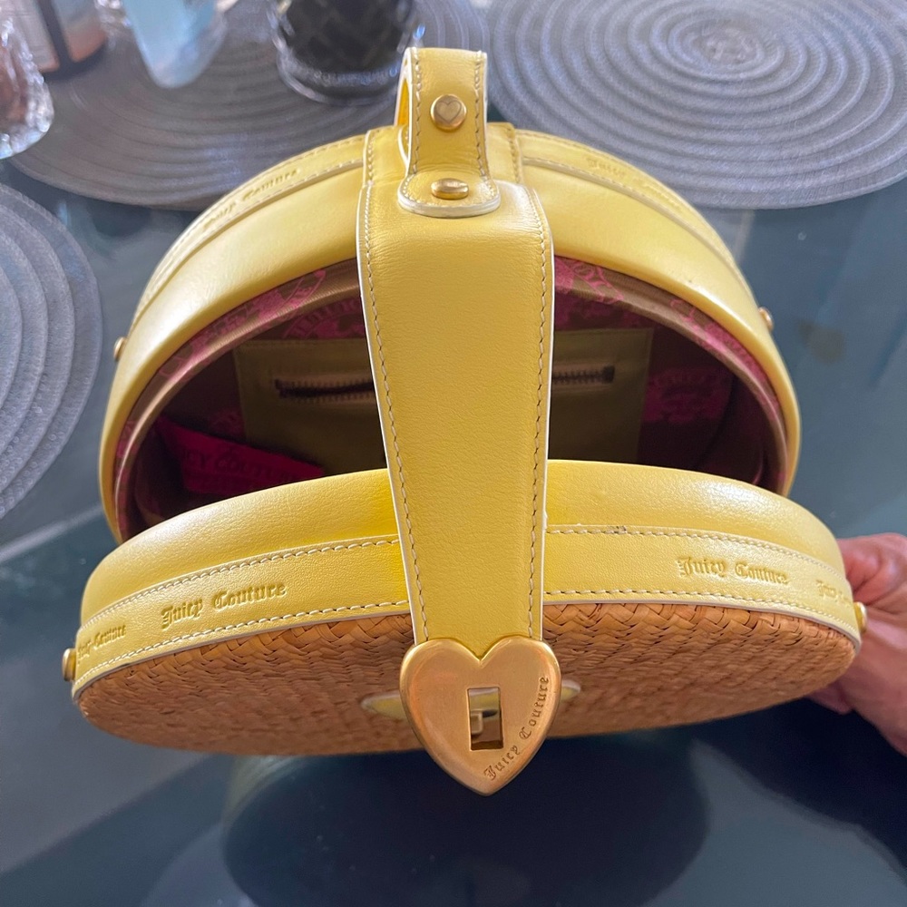 Juicy Couture hatbox style handbag